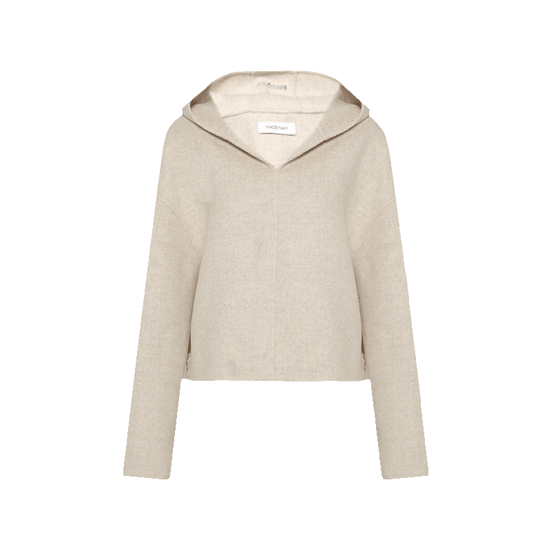 Double Woolen Hoodie