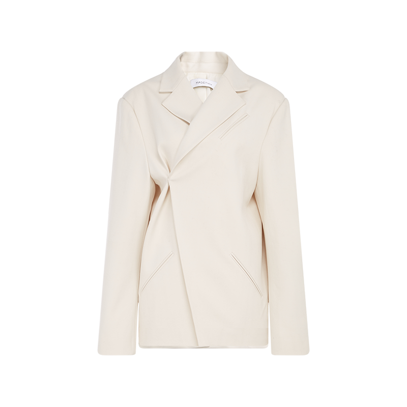 The Freya Blazer in Cream White