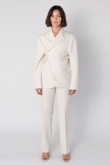 The Freya Blazer in Cream White