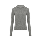 Vera Cashmere Hoodie in Grey